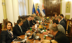 12 December 2018 The MPs in meeting with the Speaker of the National Assembly of the Republic of Slovenia 